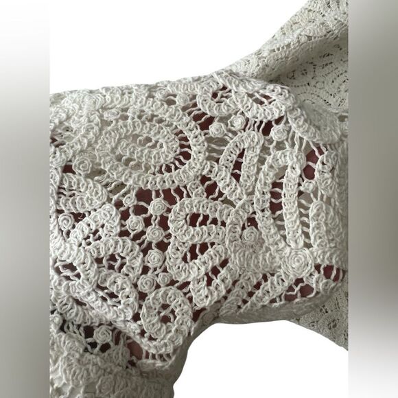 HOUSE OF HARLOW Crochet Cropped Pants - Picture 7 of 10